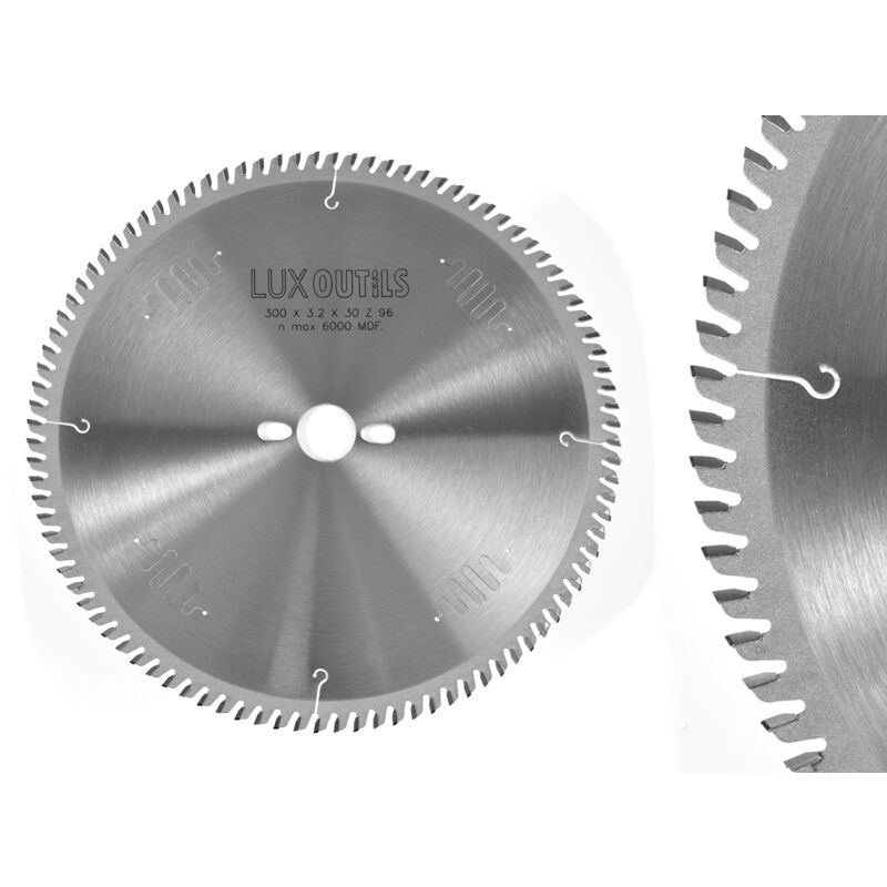 Luxoutils - Lame circulaire carbure 300mm z = 96 trapez-plate silencieuse