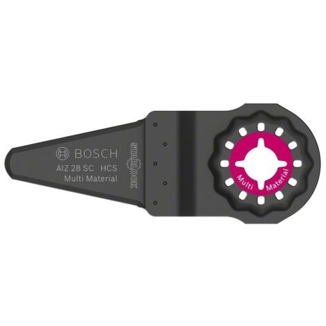 Bosch – Lame d'outil multifonction HCS Starlock 28 mm pour joints de dilatation – Découpe précise pour mastic et matériaux isolants – 2609256C67 - AIZ 28 SC