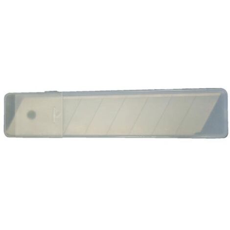 lame cutter - autocassante 25 mm - en acier sk2 - distributeur de 10 - novipro h-126(10b)