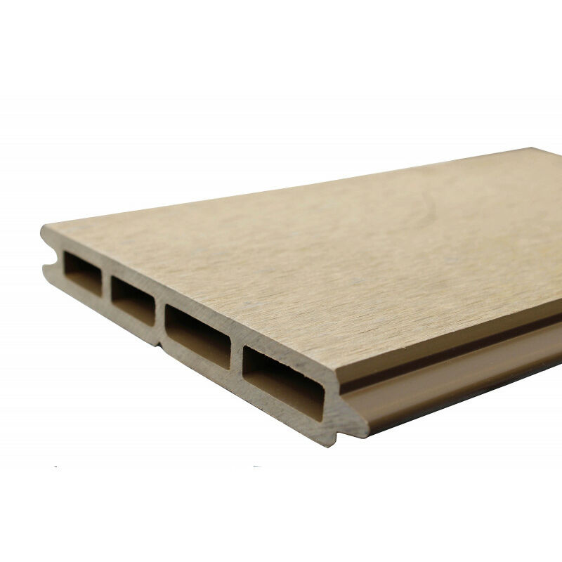 Mccover - Lame de clôture bois composite l 148 cm / l 15.6 cm / e 19 mm - Coloris - Beige clair, Epaisseur - 19 mm, Largeur - 15.6 cm, Longueur - 148