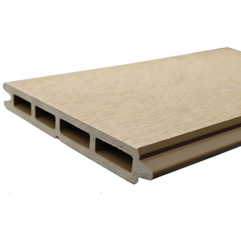 Lame de clôture bois composite L 148 cm / l 15.6 cm / E 19 mm