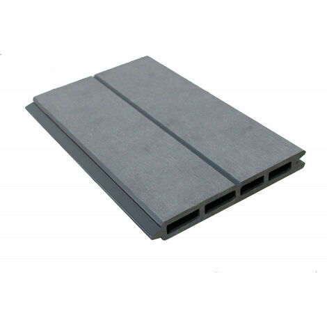 Lame de clôture bois composite L 148 cm / l 15.6 cm / E 19 mm