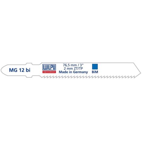 Lame de coupe Alt. Mm 55 D.2 Fe-Al-Cu-Inx pz.5 Mg12Bi Wilpu