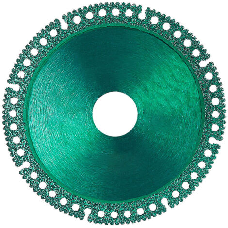 Lame de coupe multifonctionnelle, diamant, lame de scie composite à matrice en acier à haute teneur en manganèse, disque de verre pour carreaux de céramique de 100 mm de diamètre pour meuleuse d'angle