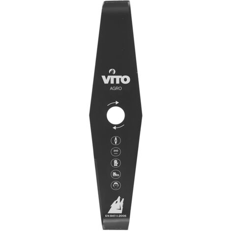 Lame de coupe pour débroussailleuse 2 dents Diam 310mm Alesage 25.4 VITO