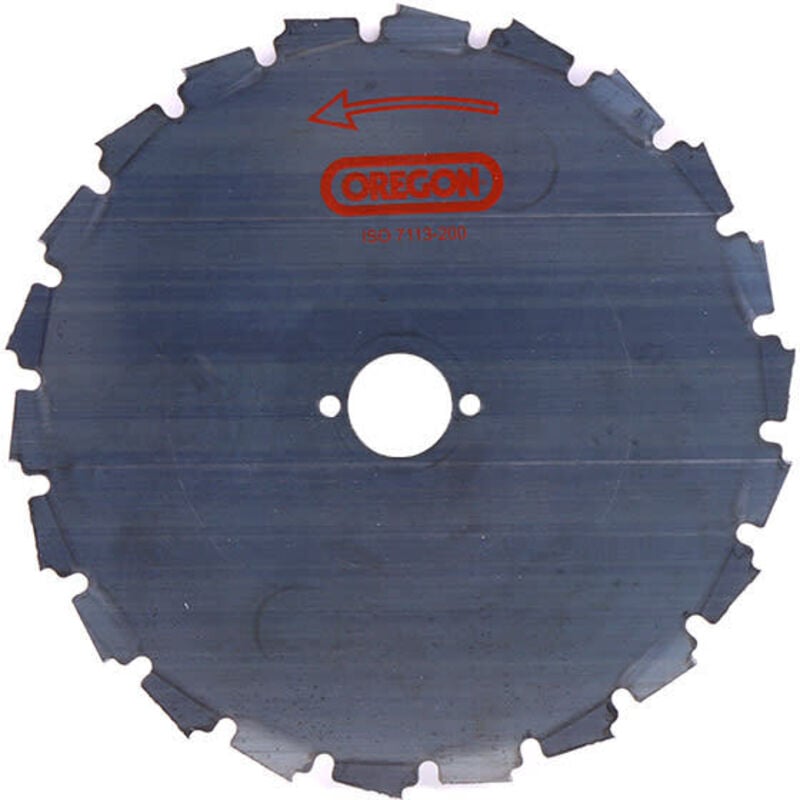 Oregon - Disque à rabots, couteau de débroussaillage à rabots (type eia), ø int. : 20 mm, ø ext. : 200 mm.