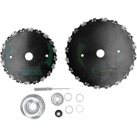 Lame de débroussailleuse 20T Kit de lames de scie circulaire pour coupe-herbe Tondeuse à gazon Outils de jardinage