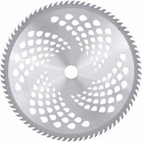 Lame de débroussailleuse 25,4 cm – 40/60/80 dents en alliage de carbure – Coupe efficace des broussailles et mauvaises herbes