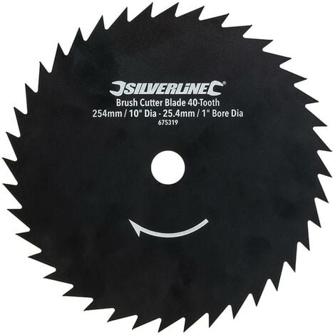 LAME 40 DENTS POUR DÉBROUSSAILLEUSE ALÉSAGE DE 25,4 MM SILVERLINE 675319