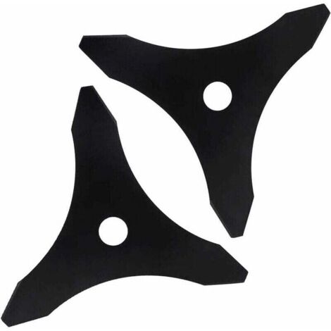 Lame de débroussailleuse universelle Ahlsen - 3 dents - Pour Fresh Green sous croissance et tonte - Compatible Stihl, Husqvarna, Mitox, Echo, Kawasaki et autres machines-Crezuo