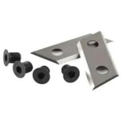 Lame De Déchiqueteuse - Acier Allié Trempé - Compatible Avec RSH2400RE RSH2545B ES1600 BG-KS2040 QJ1200SP MCS2001 - Lot De 2