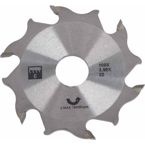 Lame de fraise à rainurer 100mm en carbure pour bois, remplacement pour outils de menuiserie