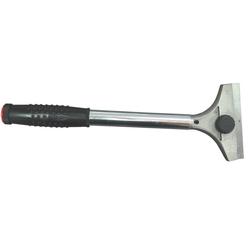 Lame de grattoir en métal 10 cm avec manche de 30 cm