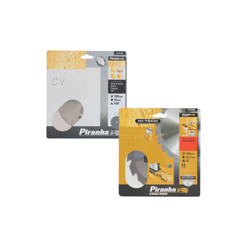 Lame de Piranha circulaire X13120 tct 170 mm Scie de rechange Black & Decker 12 mm