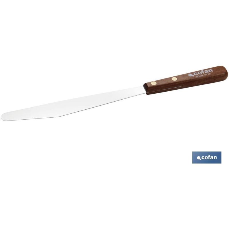 Spatule pour mélange de peinture inox 190 mm