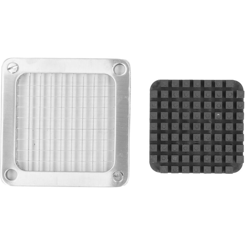 Lame de Rechange pour Coupe-Frites, Plaque de Coupe et Plaque de Poussée pour Hachoir Commercial, Lame en Acier Inoxydable pour Coupe-Fruits (9mm)