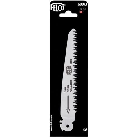Lame de rechange pour scie à branches n° 600 – Coupe nette et efficace – Dents durcies par traitement thermique – Compatible avec scie FELCO - ES603902