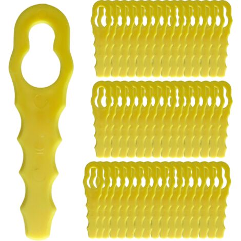 Lame de rechange RAC155 RAC157 RAC158 compatible pour Ryobi Coupe Bordure tête double Lames dentelées [Lot 50] Phonillico®