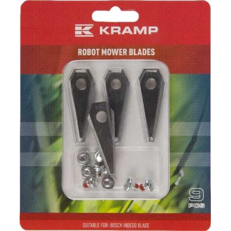 Lame de robot tondeuse Bosch x 9pcs - F016800321 ref FGP470001
