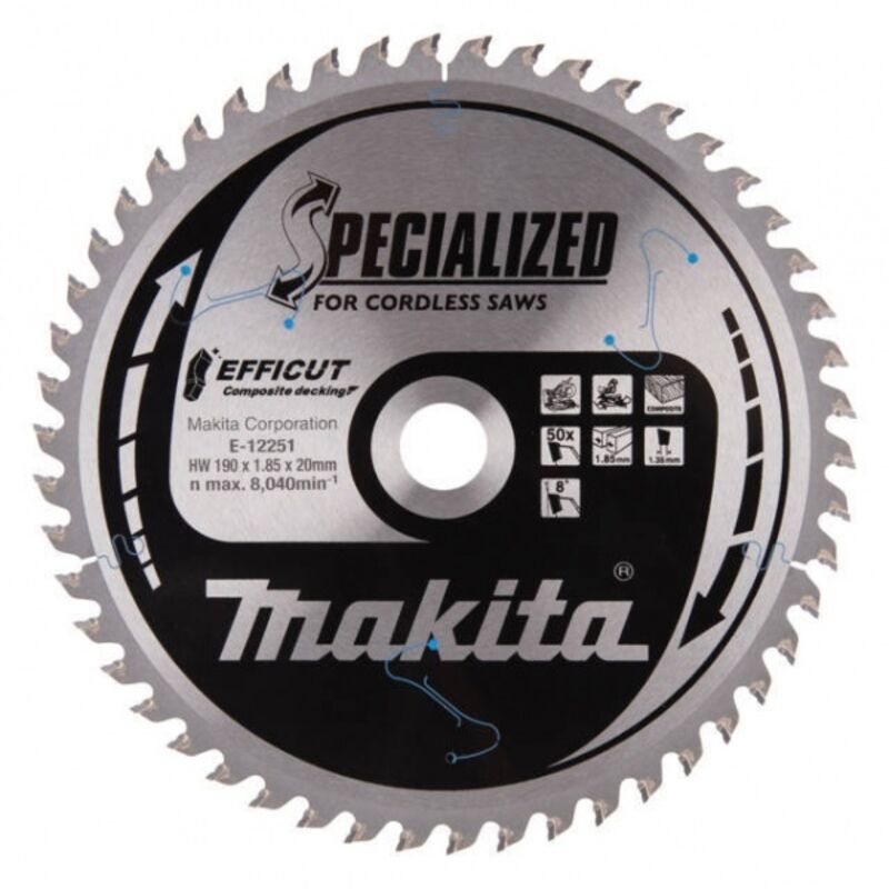 Makita - Disque tct Efficut E-12251