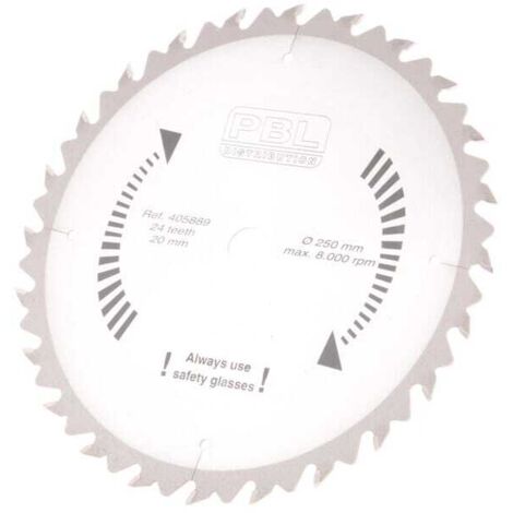 Lame de scie 250x20x2 mm 24 dents carbure Widia ref FGP015120K
