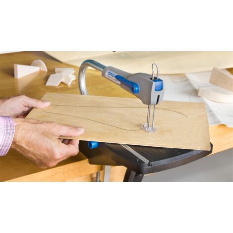 Lame de scie à bois Dremel MS50 Moto-Saw, jeu d'accessoires pour outil multifonction avec 5 lames de scie à bois pour les coupes latérales et longues dans le bois tendre, le stratifié et le plastique