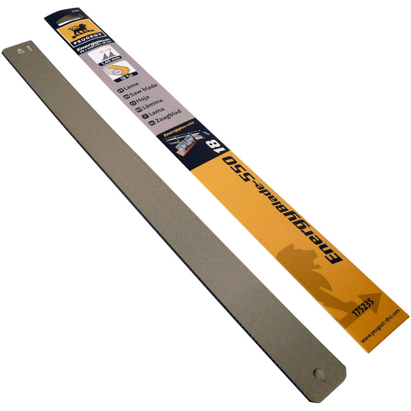 Peugeot Psp - Lame de scie à onglets manuelle 550 mm - 18TPI Longueur 550 mm, Nombre de dents 18 tpi ,