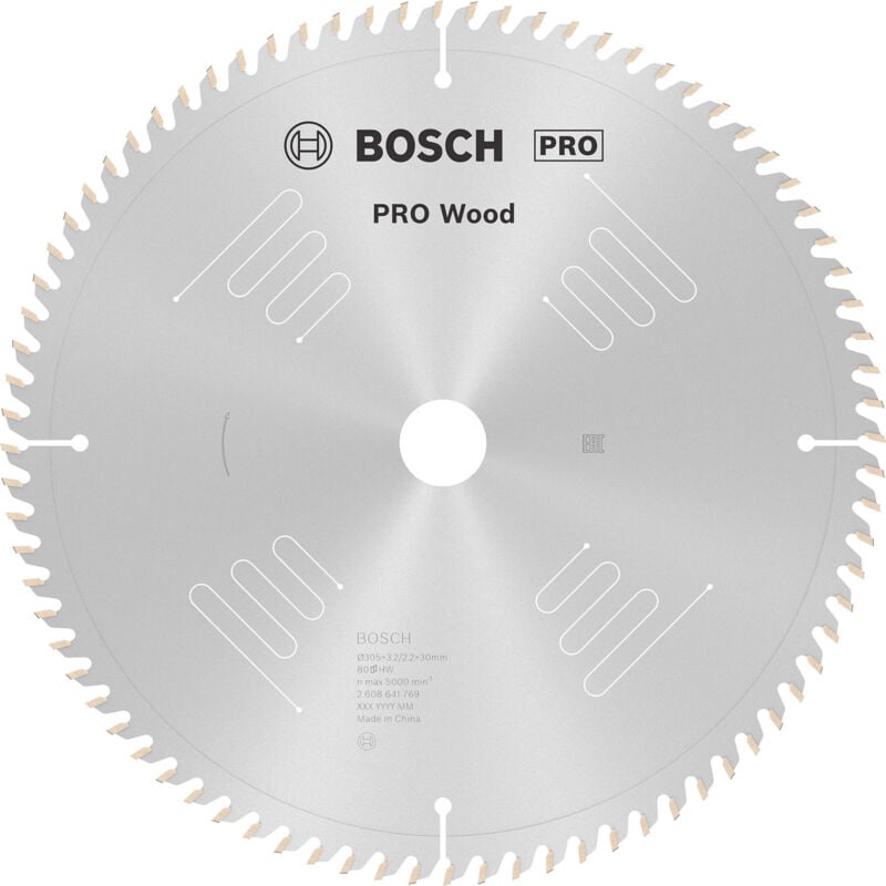 Bosch - 2 608 641 769 - de lame Optiline Lame de scie circulaire pour bois (305 x 30 x 3,2 mm, 80)