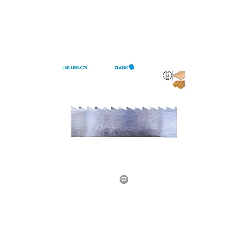 Lame scie à ruban acier prête à l'emploi Classic Larg. 15 Long. 1790 Ep. 0,6 PAS (TPI) DC8