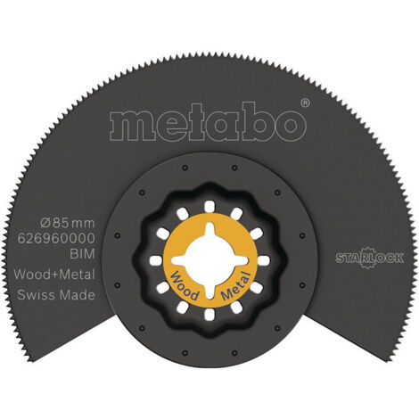Lame de scie à segments Starlock D.85mm dents BiM. Métabo 1,3 mm/20 TPI