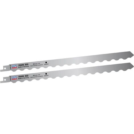 Lame de scie alternative avec lame dentelée, 300 mm, 2 pcs. Wilpu