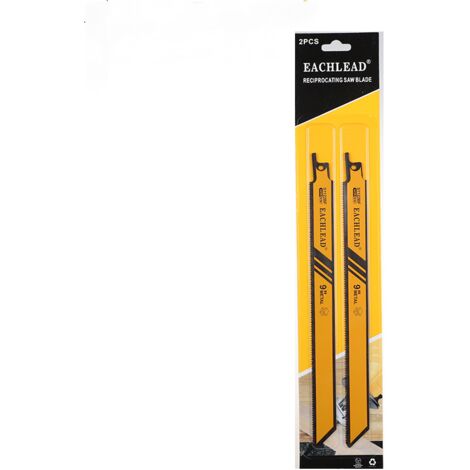 Lame de scie alternative de haute qualité en acier inoxydable à haute teneur en carbone S1122BF. Résistante à la corrosion, durable et remplaçable. Compatible avec différents modèles de machines.