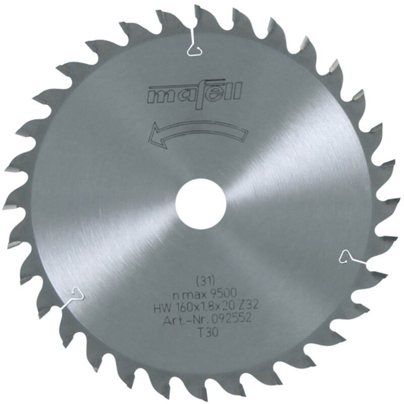 Mafell - Lame de scie universelle carbure ø 160 mm - 092552 - 160 mm - 1.8 mm - 20 mm - 32 dents