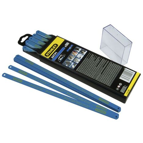 MATERIAUXBRICO Lot de 10 Lames de scie à métaux bi-métal, L=300mm, 10 dents/cm - Stanley Fatmax