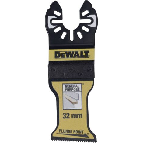 Lame de scie bimétallique, marque DeWalt, modèle MT brzeszczot 32mm, coupe précise dans le métal et le bois, haute résistance, design compact, longueur 32 mm, usage professionnel