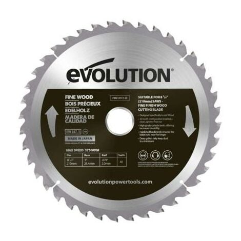 Scie à onglet radiale multi-matériaux F210SMS+ EVOLUTION - 1500W - 210mm -  Cdiscount Bricolage