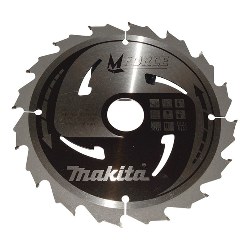 Makita - Lames carbure 'Mforce', pour bois, pour scies circulaires