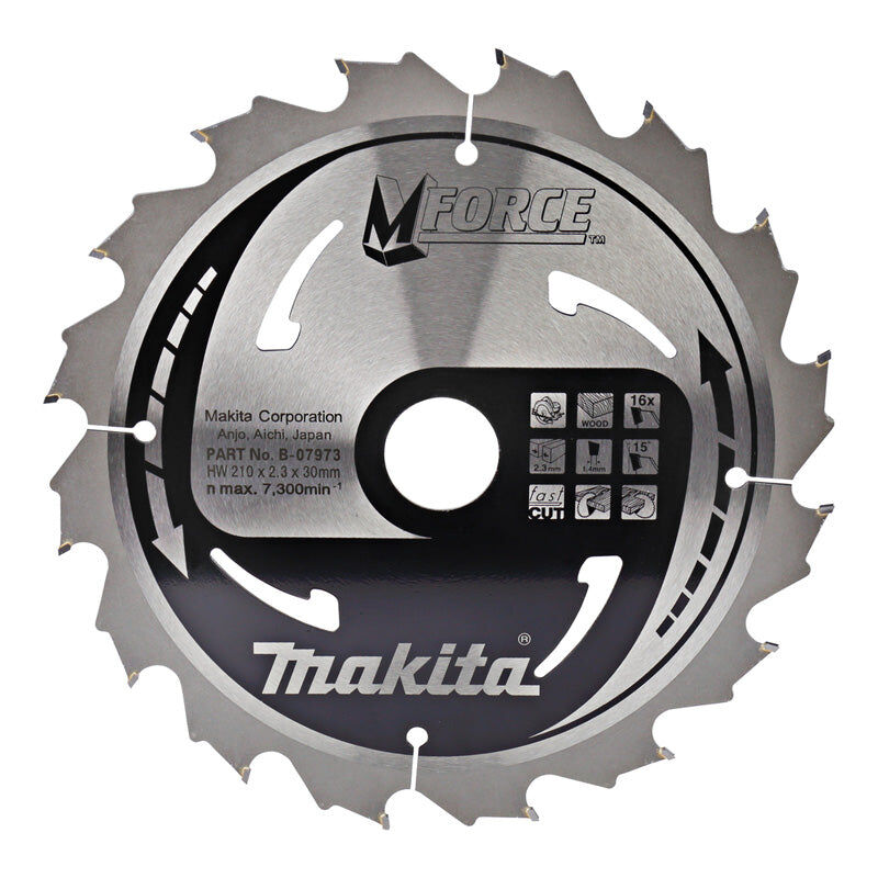 Makita - Lames carbure 'Mforce', pour bois, pour scies circulaires