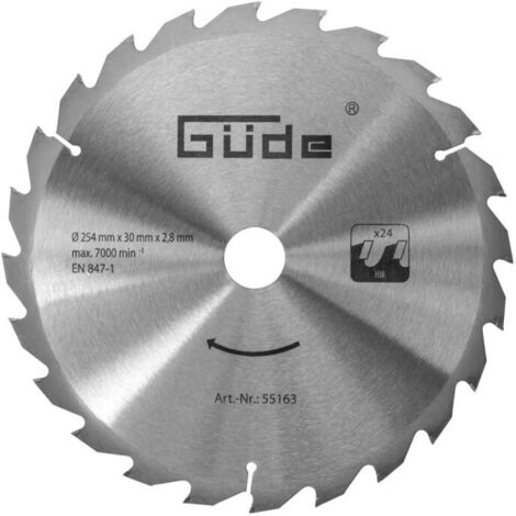 Lame de scie carbure 254 x 30 mm - scies G55258/G55173/G55269/G55605
