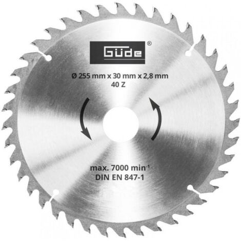 Lame de scie carbure - 255 x 30 mm pour G55258-G55173-G55269-G55262