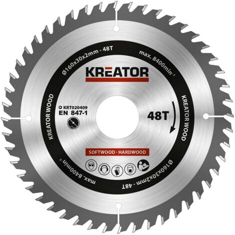 Lame de scie circulaire 160 mm 48T - Par pièce