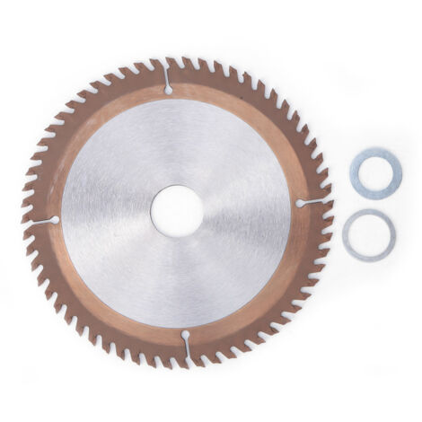 Lame de scie circulaire 6" 60 dents pour coupe précise bois dur et tendre, outil professionnel menuiserie