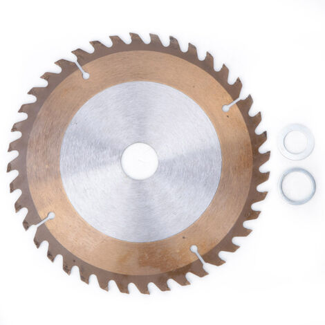 Lame de scie circulaire 7 pouces TCT 40 dents pour coupe précise du bois, diamètre 25.4 mm