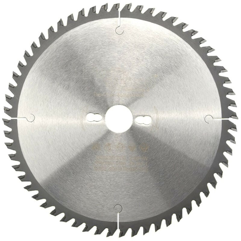 Diamwood - Lame de Scie Circulaire Bois pour Scies sur Table, Combinée ou Toupie Scie - Universelle Bois - 60 Dents Alternées Positives - Carbure