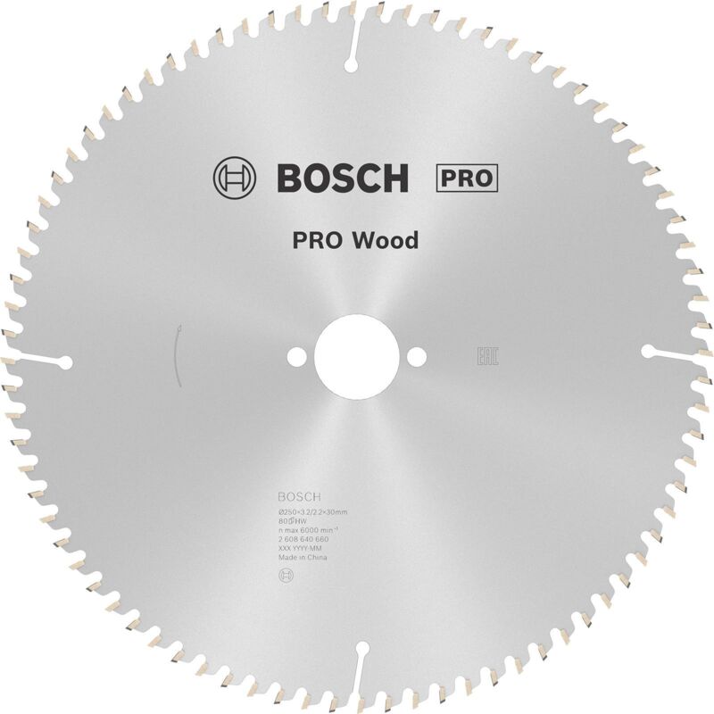 BOSCH Optiline Wood Ø 250 mm 60 dents - vue 7