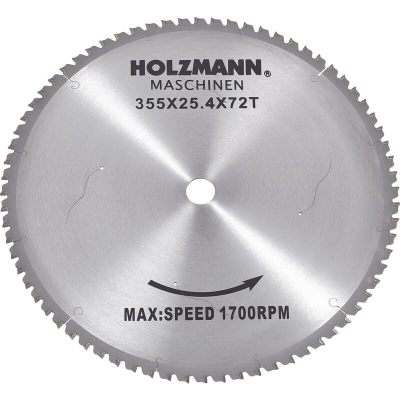 Holzmann - Lame de scie circulaire au carbure Maschinen MKS355SB 355 x 25.4 mm Nombre de dents: 72 1 pc(s) W503721