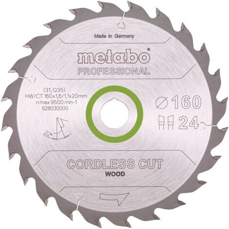 Lame de scie circulaire bois coupé avec précision professionnelle D190xB2.2xBore30mm 48Z. WZ