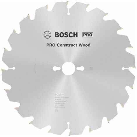 Lame de scie circulaire Bosch Construct Wood FWF 300x3,2x30 20Z - 2608640690