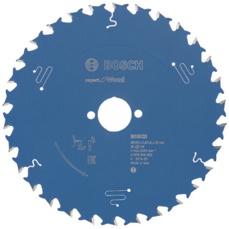 Lame de scie circulaire Bosch Expert pour bois 200 x 30 x 2,8 x 30 mm 30