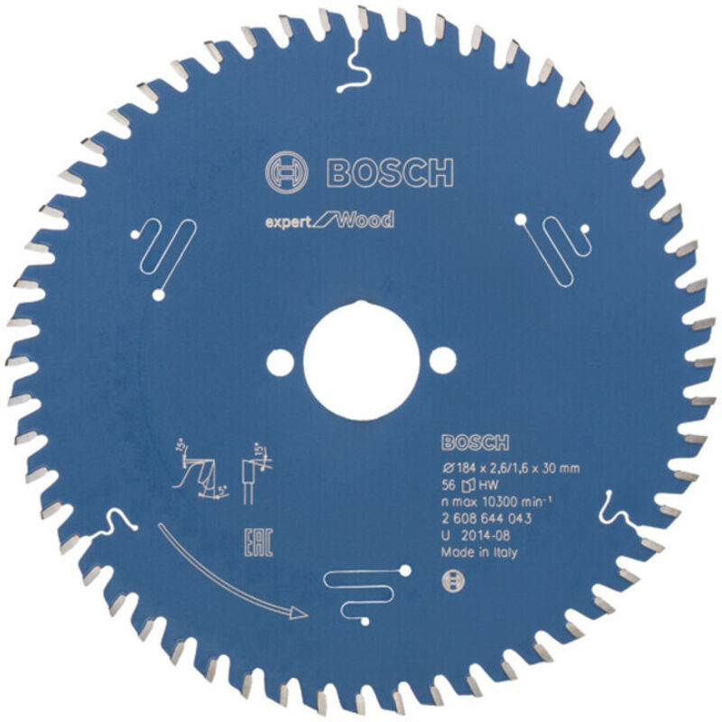 Lame pour scie circulaire expert for Wood 184x30x2.61.6x56 T